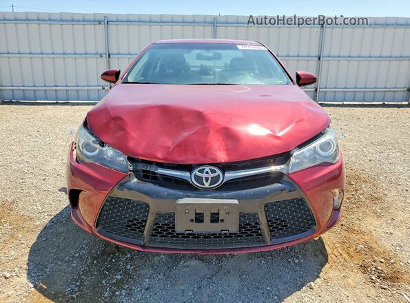 4T1BF1FK9HU675934 2017 TOYOTA CAMRY Red Front view