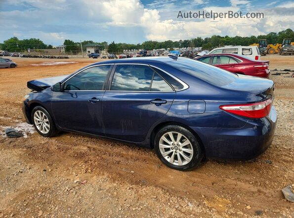 4T1BF1FK9HU756772 2017 TOYOTA CAMRY Blue Tył lewy
