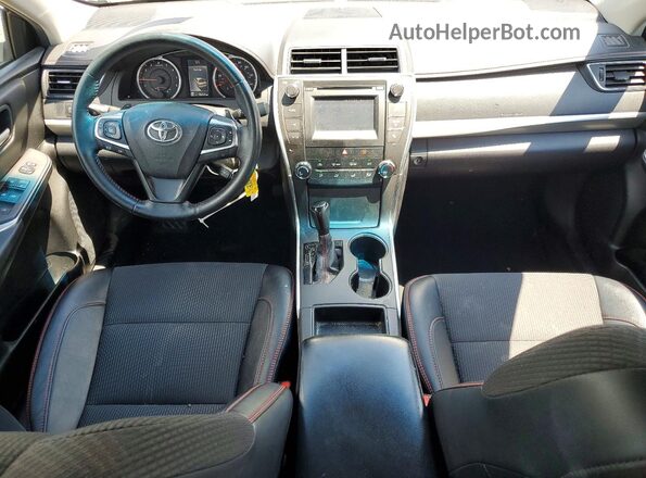 4T1BF1FKXGU162206 2016 TOYOTA CAMRY Gray Dashboard view