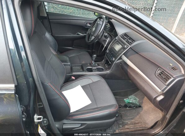 4T1BF1FKXGU193231 2016 TOYOTA CAMRY Серый Вид салона спереди