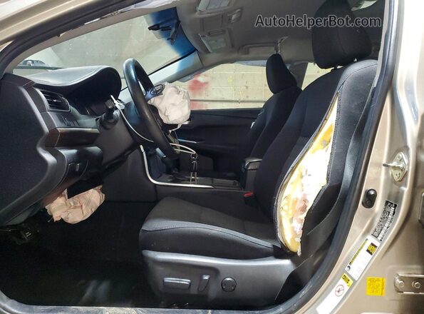4T1BF1FKXGU534336 2016 TOYOTA CAMRY Tan Вид салону спереду