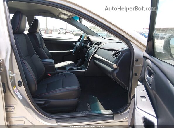4T1BF1FKXGU587747 2016 TOYOTA CAMRY Champagne Вид салону спереду