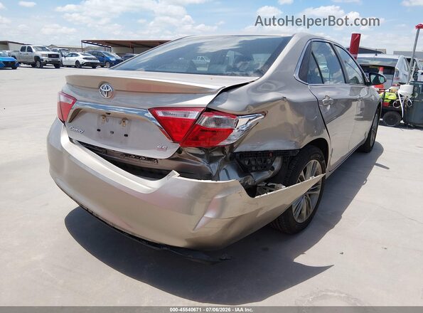 4T1BF1FKXGU587747 2016 TOYOTA CAMRY Champagne Задня права чверть