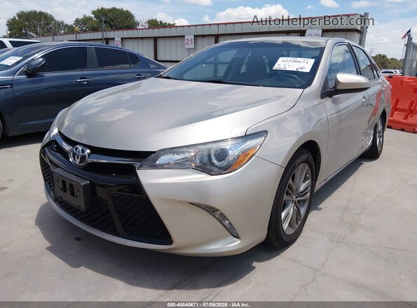 4T1BF1FKXGU587747 2016 TOYOTA CAMRY Champagne Передня ліва чверть