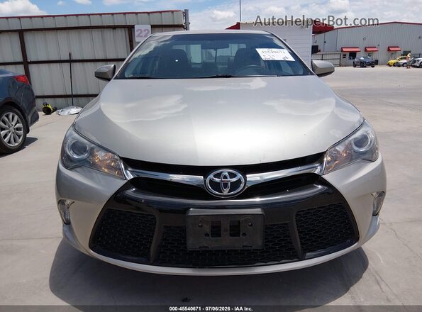 4T1BF1FKXGU587747 2016 TOYOTA CAMRY Champagne Вид щитка приладів
