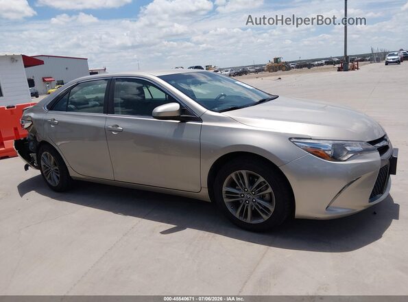 4T1BF1FKXGU587747 2016 TOYOTA CAMRY Champagne Вид задньої частини салону