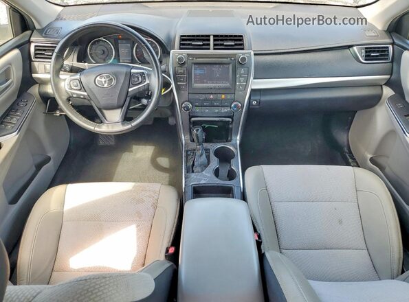 4T1BF1FKXHU299941 2017 TOYOTA CAMRY Black Առջևի վահանակի տեսք