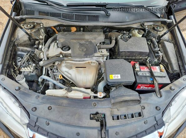 4T1BF1FKXHU325759 2017 TOYOTA CAMRY Black Rear interior view