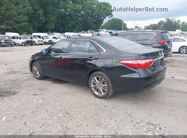 4T1BF1FKXHU434593 2017 TOYOTA CAMRY Black Trasero izquierdo