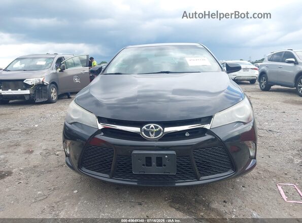 4T1BF1FKXHU434593 2017 TOYOTA CAMRY Black Vista del cuadro de instrumentos