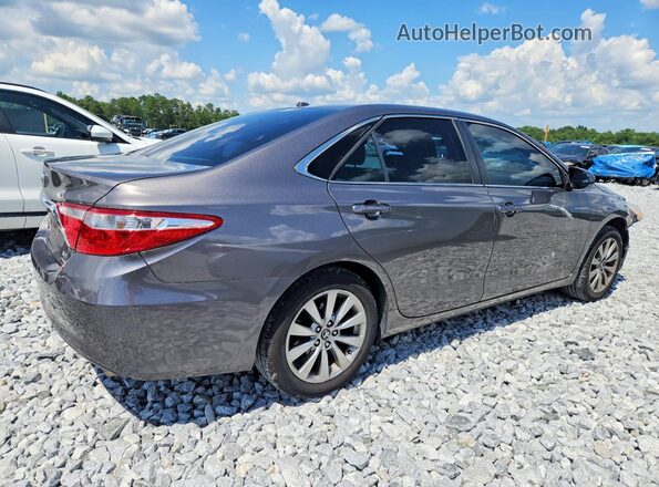4T1BF1FKXHU663419 2017 TOYOTA CAMRY Gray Задня права чверть