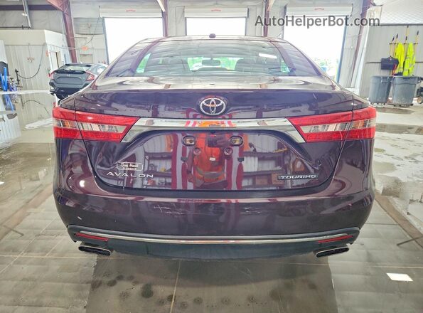 4T1BK1EB0GU225262 2016 TOYOTA AVALON Purple უკანა ხედი