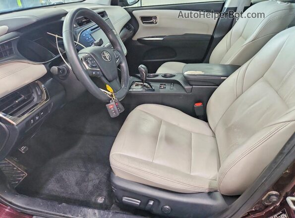 4T1BK1EB0GU225262 2016 TOYOTA AVALON Purple წინა სალონის ხედი