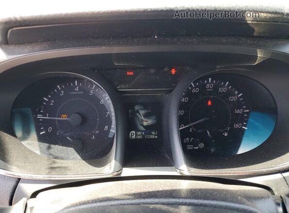 4T1BK1EB1GU218143 2016 TOYOTA AVALON Blue Вид щитка приладів