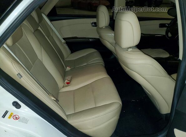 4T1BK1EB2GU208687 2016 TOYOTA AVALON White უკანა სავარძლების ხედი