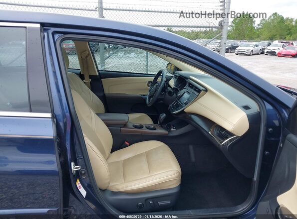 4T1BK1EB2GU217244 2016 TOYOTA AVALON Синий Вид салона спереди