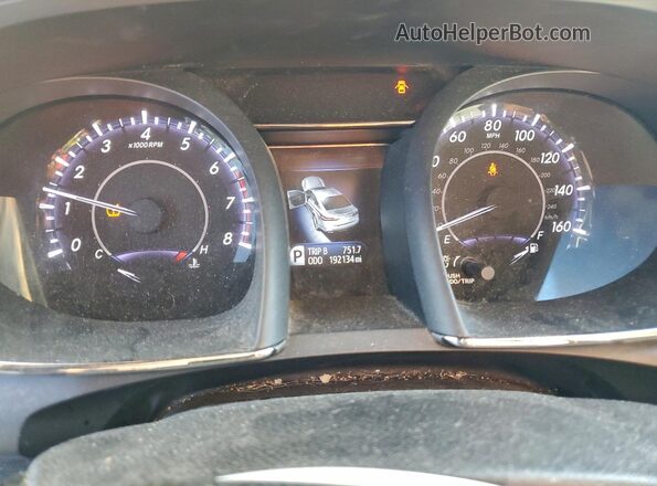 4T1BK1EB2GU225747 2016 TOYOTA AVALON Серебряный Вид щитка приборов