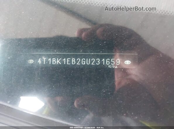 4T1BK1EB2GU231659 2016 TOYOTA AVALON Gold Widok komory silnika
