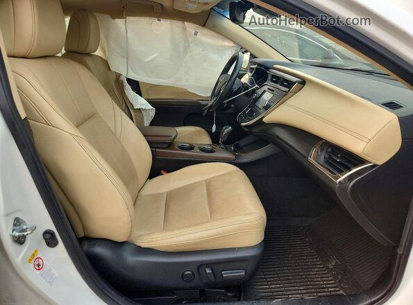 4T1BK1EB2JU273272 2018 TOYOTA AVALON White Widok wnętrza z przodu