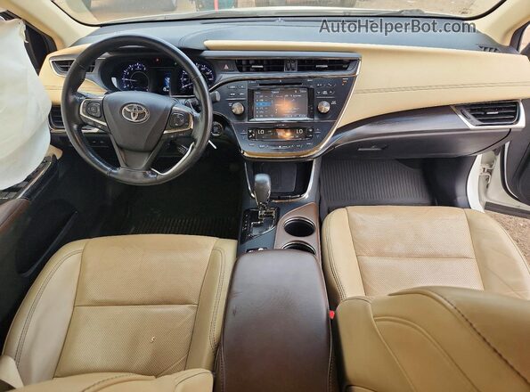 4T1BK1EB2JU273272 2018 TOYOTA AVALON White Widok deski rozdzielczej