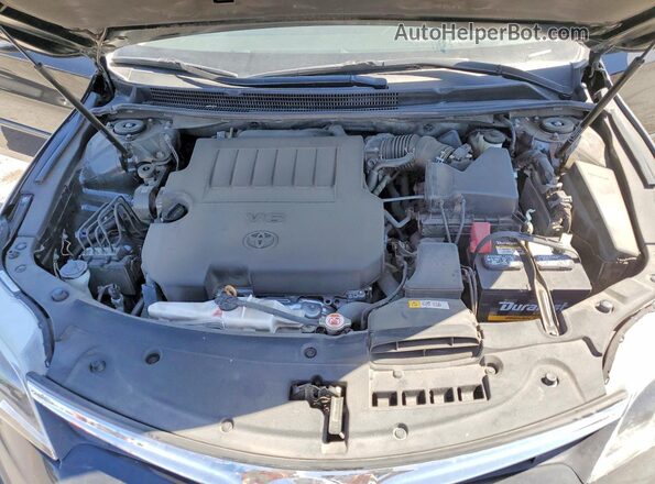 4T1BK1EB2JU280254 2018 TOYOTA AVALON Black Widok wnętrza z tyłu