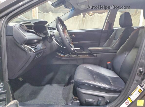 4T1BK1EB2JU286118 2018 TOYOTA AVALON Charcoal Front interior view