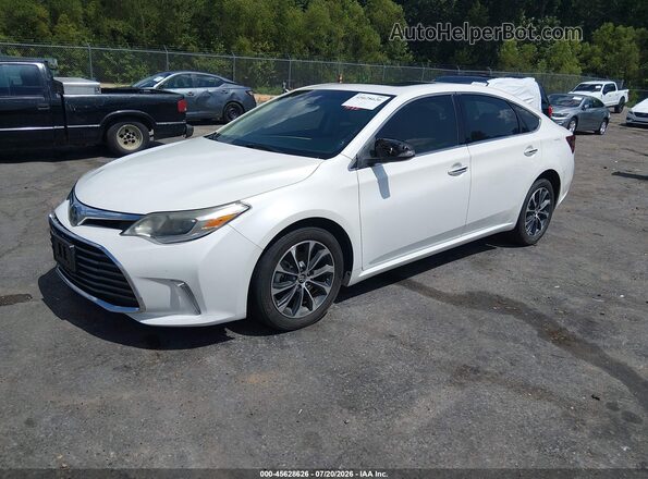 4T1BK1EB3HU259357 2017 TOYOTA AVALON White წინა მარცხენა ხედი სამი მეოთხედიდან