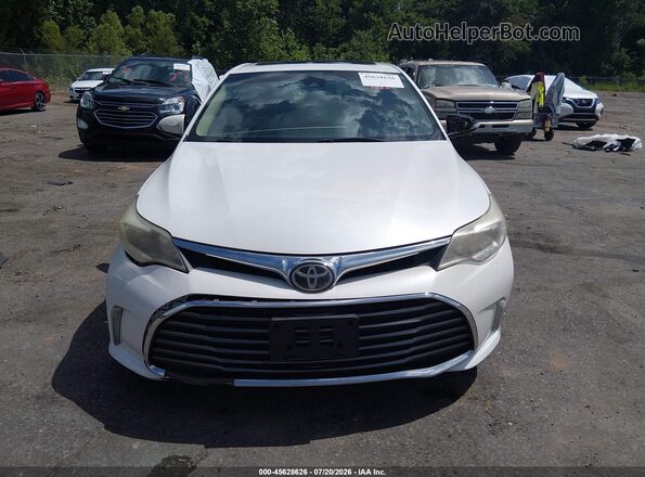 4T1BK1EB3HU259357 2017 TOYOTA AVALON White ხელსაწყოთა პანელის ხედი