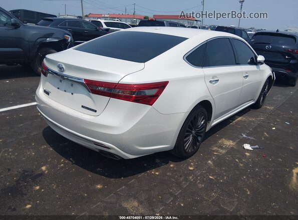 4T1BK1EB3JU267612 2018 TOYOTA AVALON White Trasero derecho