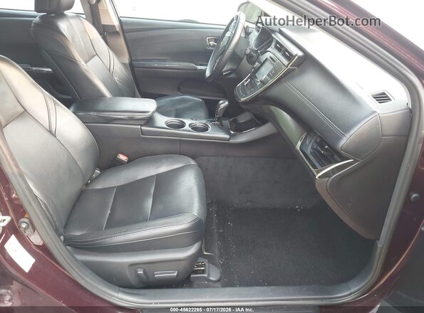 4T1BK1EB3JU282482 2018 TOYOTA AVALON Maroon Вид салону спереду