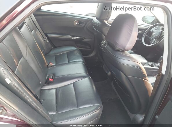4T1BK1EB3JU282482 2018 TOYOTA AVALON Maroon Вид наклейки з VIN-кодом