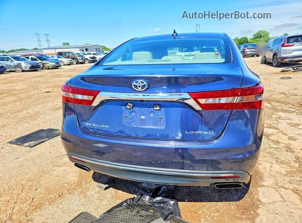 4T1BK1EB4GU217293 2016 TOYOTA AVALON Синий Вид сзади