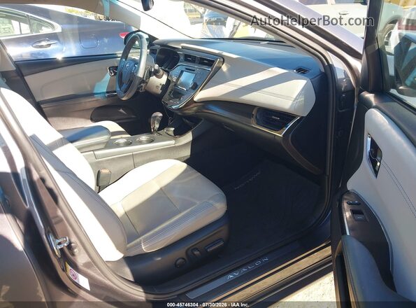 4T1BK1EB4GU230724 2016 TOYOTA AVALON Gray Вид салону спереду