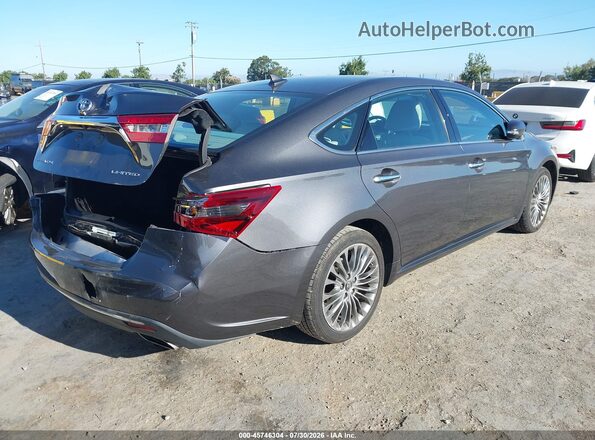 4T1BK1EB4GU230724 2016 TOYOTA AVALON Gray Задня права чверть