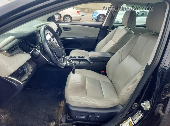 4T1BK1EB4GU235812 2016 TOYOTA AVALON Черный Вид салона спереди