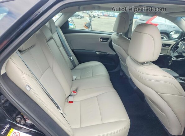 4T1BK1EB4GU235812 2016 TOYOTA AVALON Черный Вид задних сидений