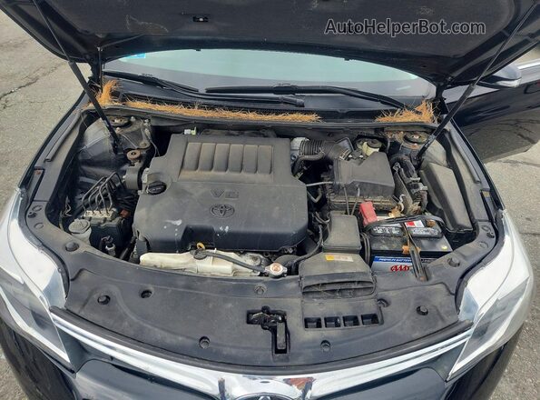 4T1BK1EB4GU235812 2016 TOYOTA AVALON Черный Вид задней части салона