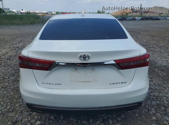 4T1BK1EB4GU237558 2016 TOYOTA AVALON White უკანა ხედი