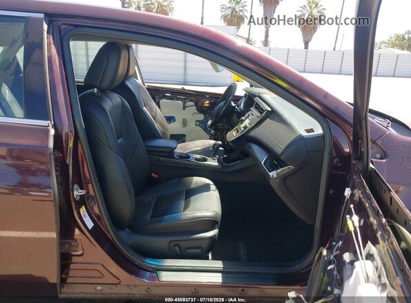 4T1BK1EB4HU244124 2017 TOYOTA AVALON Red Вид салону спереду