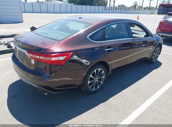 4T1BK1EB4HU244124 2017 TOYOTA AVALON Red Задня права чверть
