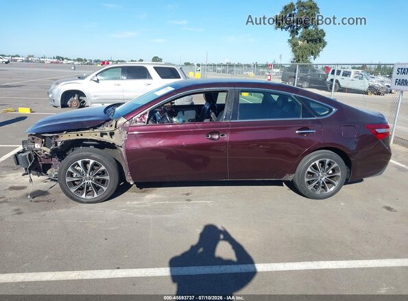 4T1BK1EB4HU244124 2017 TOYOTA AVALON Red 