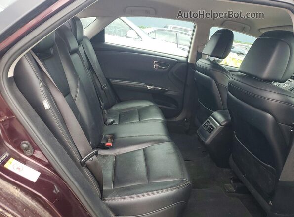 4T1BK1EB4HU248335 2017 TOYOTA AVALON Burgundy Rear seats view