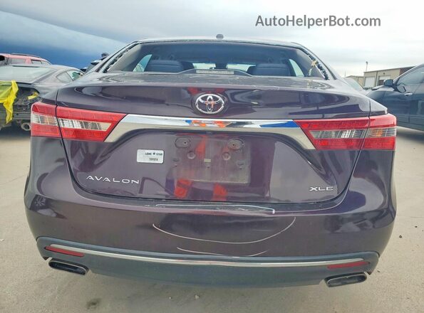 4T1BK1EB4HU248335 2017 TOYOTA AVALON Burgundy Rear view