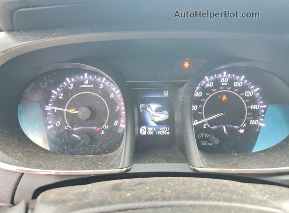 4T1BK1EB4HU248335 2017 TOYOTA AVALON Burgundy Instrument cluster view