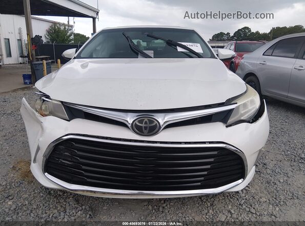 4T1BK1EB4JU275332 2018 TOYOTA AVALON White Вид щитка приладів