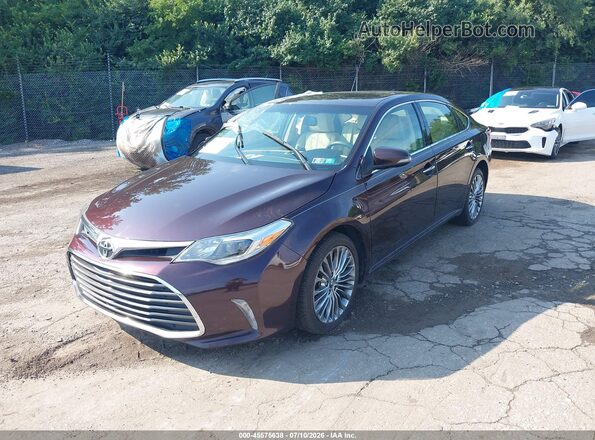 4T1BK1EB5GU214645 2016 TOYOTA AVALON Темно-бордовый Передняя левая четверть