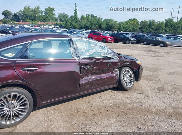 4T1BK1EB5GU214645 2016 TOYOTA AVALON Темно-бордовый Вид спереди