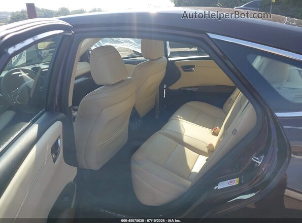 4T1BK1EB5GU214645 2016 TOYOTA AVALON Темно-бордовый Вид наклейки с VIN-кодом