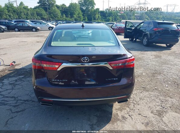 4T1BK1EB5GU214645 2016 TOYOTA AVALON Темно-бордовый 