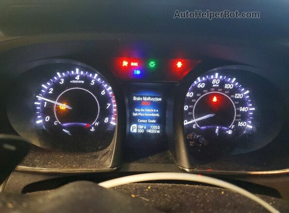 4T1BK1EB5GU231333 2016 TOYOTA AVALON White Instrument cluster view